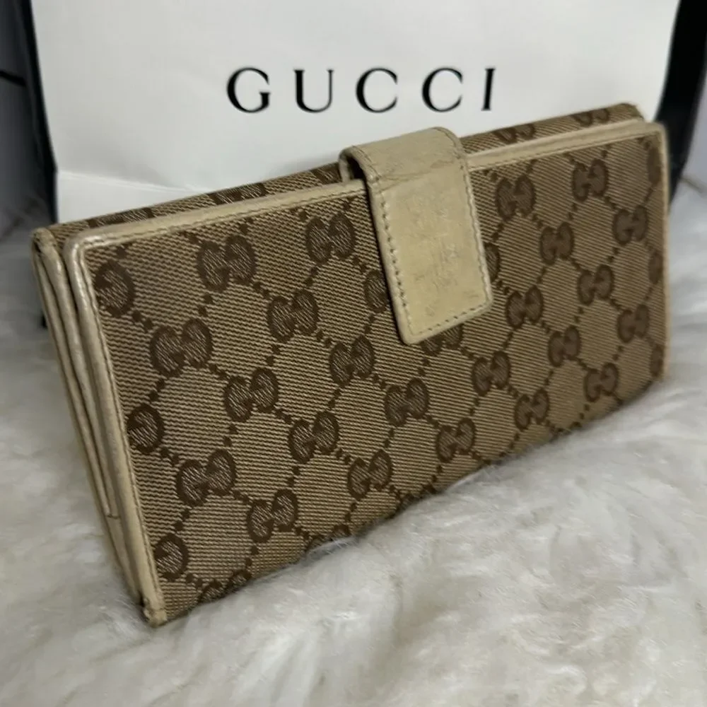 💯Authentic Gucci Long Bifold Wallet 🍀 - Picture 7 of 16